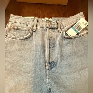AGOLDE Women’s FRAN JEAN Low slung easy straight NWT. SIZE 24